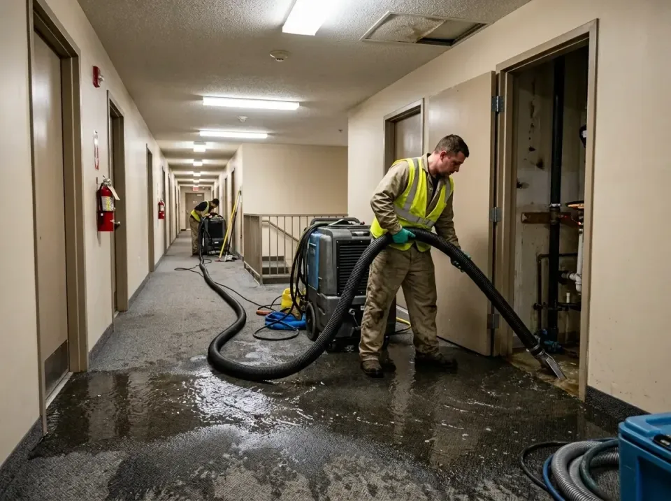 multi-unit-apartment-hallway-f-005 — frequently asked questions, Emergency Burst Pipe Water Extraction & Removal in Santo Do…